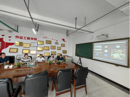 食品工程學院與莫斯科國立科技管理大學食品技術與生物工程學院成功舉行線上交流溝通會